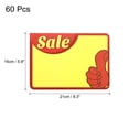 thumbnail image 2 of Uxcell 60pcs Retail Star Burst Signs 8.3"x5.9" para tienda, amarillo (Estilo 33), 2 of 6