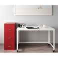 thumbnail image 4 of Scranton & Co 3-Drawer Metal Vertical File Cabinet with Lock in Lava Red, 4 of 4