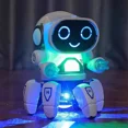 thumbnail image 3 of Kids Glow Music Educational Toy Electric Pet Cute LED Light Musical Dancing Robot Baby Learn To Climb Toy Children Birthday Gift, 3 of 9