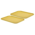 thumbnail image 1 of Unique Bargains Plastic Fast Food Serving Tray, 15' x 10.6' Reusable Cafeteria Serving Tray Yellow 2Pack, 1 of 6