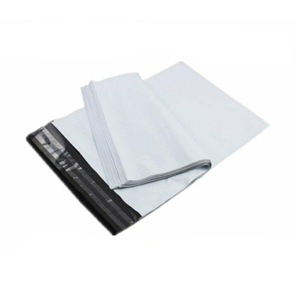 SJPACK 12x15.5-inch Poly Mailers Envelopes Shipping Bags, 2.5 Mil White Pouches Self-Sealing Postal Bags(1000 Bags)
