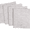 Gray, variant on KAF Home Monaco Relaxed Casual Farmhouse Napkin | Set of 4, 100% Slubbed Cotton, 20x20 Inch Cloth Napkins | for Entertaining and Everyday Use (Blue)