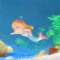 thumbnail image 4 of Adorno de sirena para acuario, en miniatura DIY, dispositivo de flotación para paisaje acuático, agua dulce, agua de salada, decoración de , recatado Colco sirena de acuario, 4 of 8