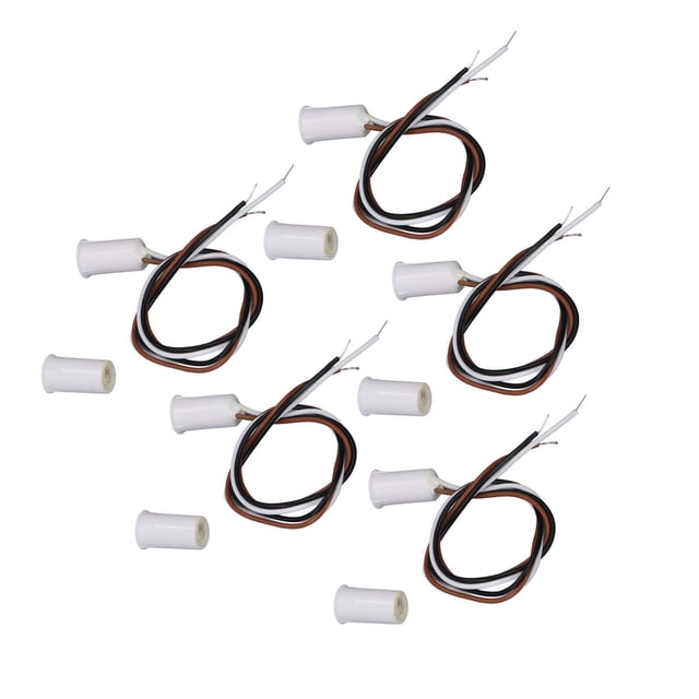 Door Window Reed Magnetic Switch, Recessed Magnetic Switch 5 Sets Enhanced Performance for Alarm System