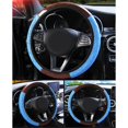thumbnail image 2 of Housse de Volant de Voiture Antidérapante Protection Grain de Bois Cool Auto Bleu, 2 of 5