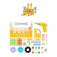 thumbnail image 4 of Juego de herramientas de madera para niños, juguetes educativos de aprendizaje, juguetes de construcción para niños y niñas., 4 of 9