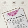 thumbnail image 6 of Elephant Stock Namaste Meaning Wall Art - Vertical Multi Panel Canvas - Living Room Wall Decor - Inspirational And Typography Multi Panel - Black And White Decor - 20" x 32", 6 of 8