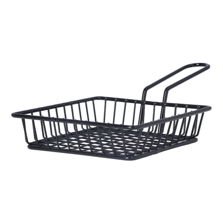 

Fryer Basket Easy To Clean Frying Strainer Basket Short Food Grade Stainless Steel For Restaurant For Home Rectangle