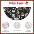 thumbnail image 3 of Sikiie Dogs Nativity Christmas Tree Skirt, Jesus Christian Winter Holiday Tree Mat Decoration(30-48IN)36", 3 of 6