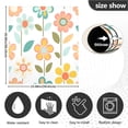 thumbnail image 5 of Yayeee Magnetic Dishwasher Cover for The Front Decoration Home Kitchen Machine Sticker Protector, Orange Retro Flower, 5 of 6