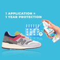 thumbnail image 3 of Shoe Protector Spray Long Lasting Water Stain Protection All Types of Shoes Suede Nubuck Fabric, 3 of 4