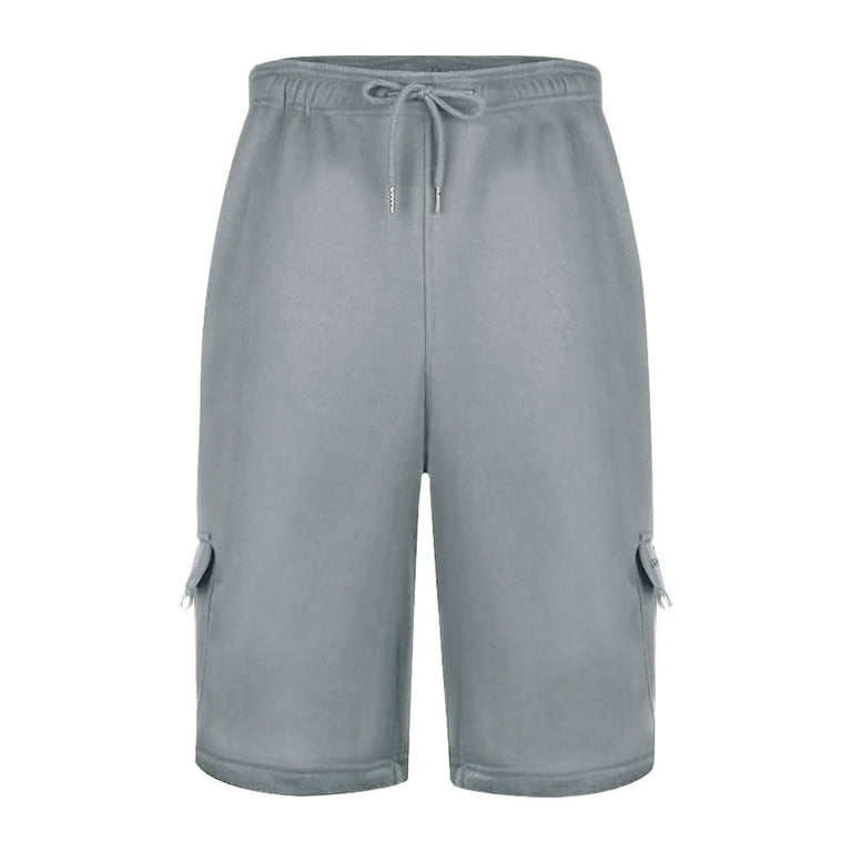 Sweat Shorts for Men Drawstring Elastic Waist Baggy Casual