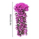 thumbnail image 3 of Paquete de 4 flores colgantes de violeta artificial: violetas artificiales de seda de 85 cm con 5 pétalos cada una para decoración del hogar, jardín, patio, boda, uso interior y exterior., 3 of 9