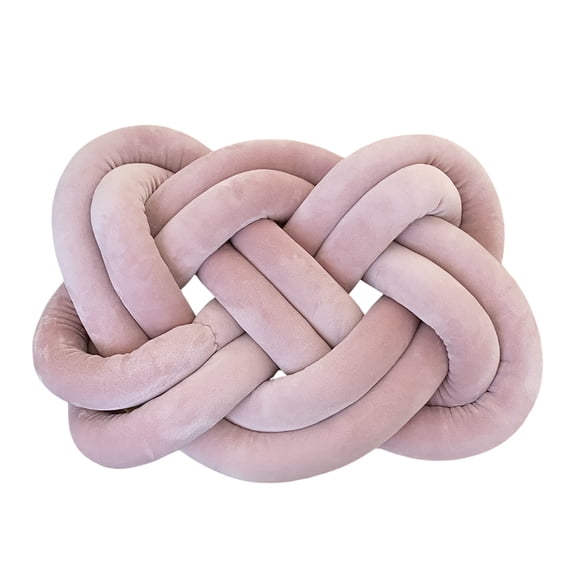 Soft Decorative Knot Pillow for Home Sofa, Double Layered Crafted from Soft Fabric for Bedroom Comfort and Style