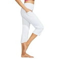XLZWNU Yoga Pants Women Capri Pants for Women Yoga Capris With Pockets