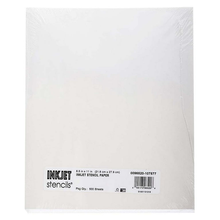Inkjet Pacon Stencil Tracing Paper 8.5 x 11 / 2 Reams/1000 Sheets