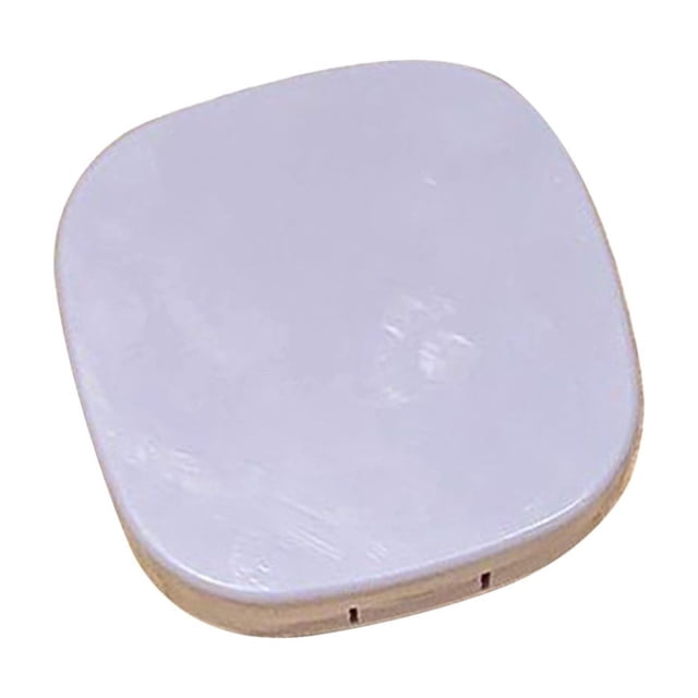Purple Portable Compact Contact Lens Storage Case With Integrated Accessory Holder For Daily Use And Travel Organization