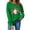 Green #26, variant on DORKASM Halloween Women's Sweatshirt Long Sleeve Causal Funny Cute Funny Print Pullover Crew Neck Plus Size Lounge 2026 Skeleton Sweatshirt Fall Spooky Tops Black 5XL