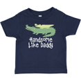 thumbnail image 3 of Inktastic Alligator Handsome Like Daddy Baby Boy Boys Baby T-Shirt, 3 of 5