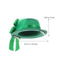 thumbnail image 2 of 1 Set 2 Pcs Pinces à Cheveux Chapeau Vert pour la Saint-Patrick (Vert), 2 of 8