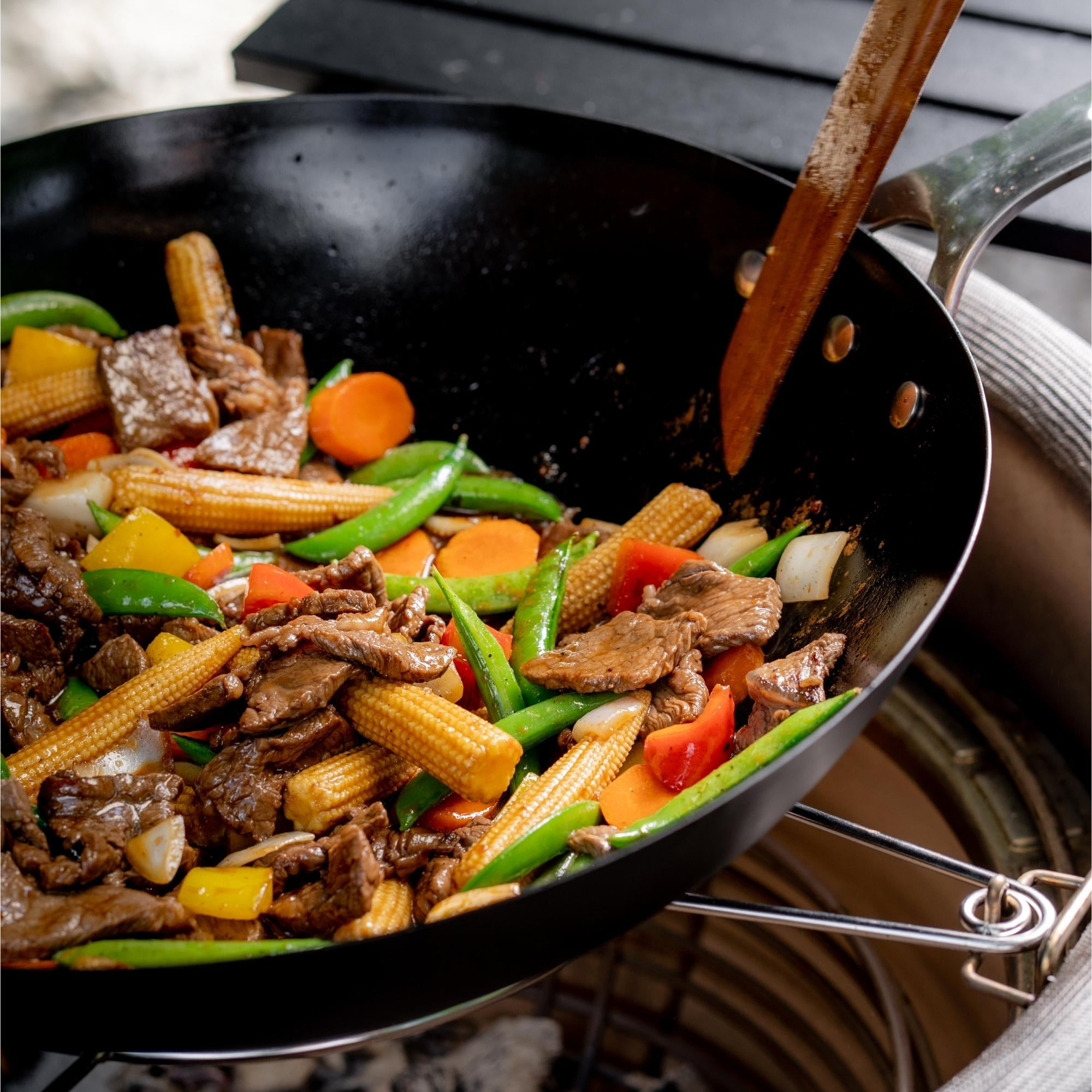 Kamado Joe Karbon Steel Wok - Thumbnail 4