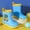 Blue, variant on Ulitacool Toddler Girls Boots Rubber Children Water Shoes Classic Children Rainboots Rain Boots Kids Cartoon Shoes Lightweight Basic Shoes 7-8 Years Blue