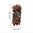 thumbnail image 2 of Guirnalda De Boo De Halloween Hecha A Mano, Cartel De Puerta De Otoño, Decoración De Corona, Adorno Colgante Para Puerta Delantera, Chimenea, Ventana De Jardín Speravity HA014195-00, 2 of 7
