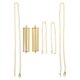 thumbnail image 1 of 1 Set of Clock Iron Chain Weight Replacement DIY Wall Clock Part Chain Weight Wall Clock Mechanism Part, 1 of 5