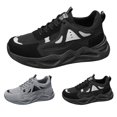 thumbnail image 4 of NOKIO Men's Running Sneakers Breathable L𝗈w Top Jogging Athlet𝗂c Shoes Versatile Hiking Sports Shoes Non-S𝗅ip Outdoor Casual Shoes Lightweight Thick-Soled for Back to College, 4 of 8