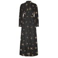thumbnail image 1 of FcBaudy Robe de Cour, Robes pour Femmes, Robes d'Été pour Femmes Mode pour Femmes Manches Longues Imprimé Col Rond Robe Longue Princesse pour Dames Robe de Cour, 1 of 4