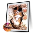 thumbnail image 2 of Gato durmiente 5D DIY diamante pintura cuadrado completo Rhinestone pared hogar imagen Hugtrwg Para estrenar, 2 of 9