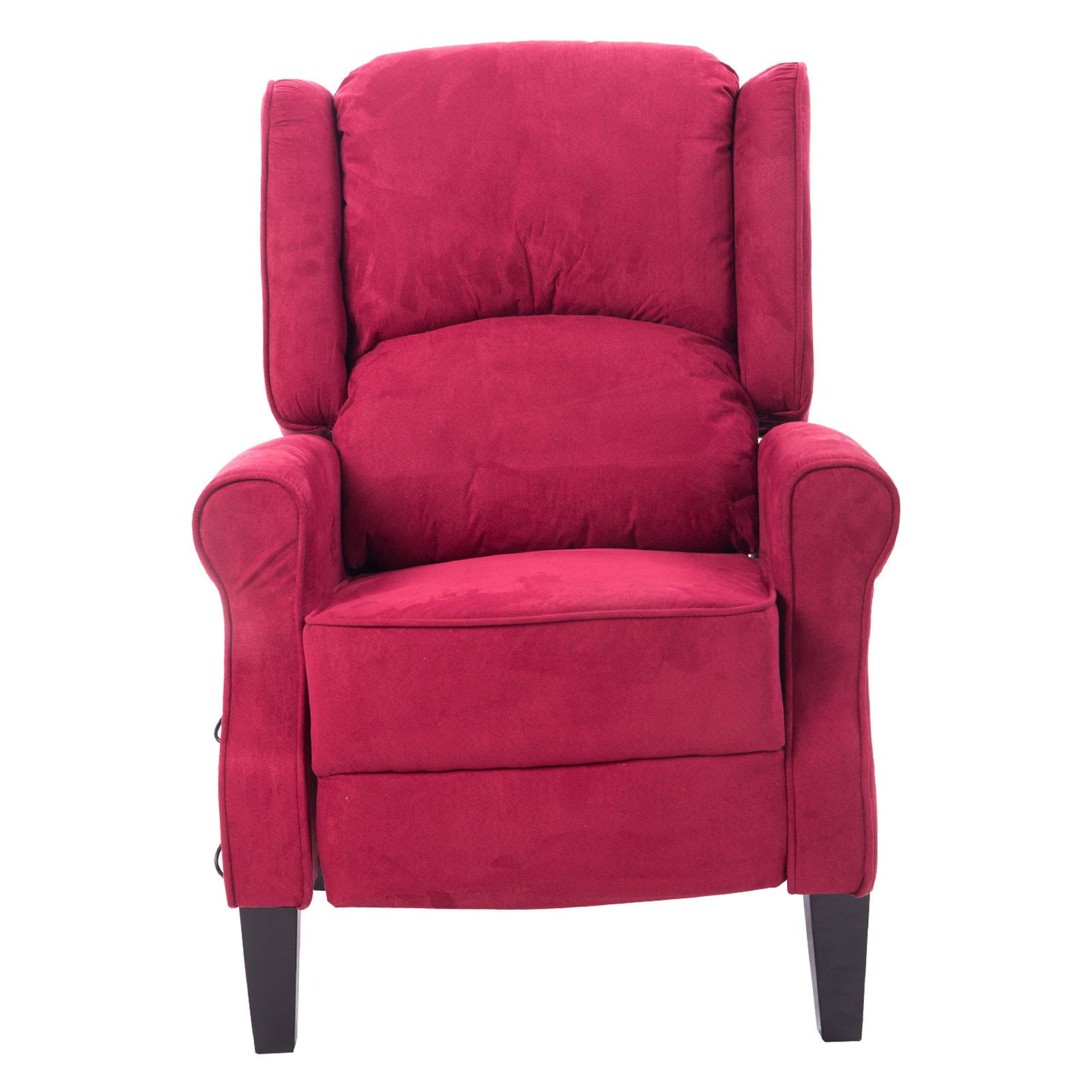 Heated Vibrating Suede Massage Reclining Arm Chair
