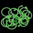 thumbnail image 3 of 16 Piezas Clips de Plástico Sunnimix anillos de encuadernación verde, 3 of 8