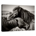 thumbnail image 4 of Masterpiece Art Gallery True Love Two Horses by Belle Maison Canvas Photo Art Print 22" x 28", 4 of 4