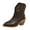 Brown, variant on Rokment Women's Cowboy Boots 2025 Fall Winter Classic Embroidered Leather Wide Calf Cowgirl Booties