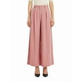 thumbnail image 2 of Pantalones Palazzo Largos de Pierna e Informales de Cintura Alta para Mujer, Talla Regular Rosa XXL, 2 of 8
