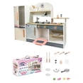 thumbnail image 2 of Cocinita de Madera para Niños RED VELVET Incluye Refrigerador y Accesorios Realistas, 2 of 7