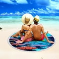 thumbnail image 6 of Beach Towels Oversized Round Printed Microfiber Beach Towel Super Lightweight Colorful Bath Towel Sandproof Beach Blanket Beach Mat Multi-Purpose Towel For Travel Swimming Pool on Clearance, 6 of 8