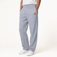 thumbnail image 2 of Ccpelsie Men's Spring Sweatpants Open Bottom Baggy Sweat Pants for Mens Straight Leg Gym Cargo Sweats Lounge Pants with Pockets(Light Gray,M), 2 of 9