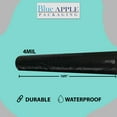 thumbnail image 2 of 4Mil Black LDPE Plastic Sheeting Tarp - (16ft x 100ft) - Recyclable and Waterproof Cover, 2 of 7