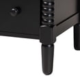thumbnail image 3 of Baxton Studio Braith Farmhouse Black Spindle Wood 7-Drawer Dresser, 3 of 6