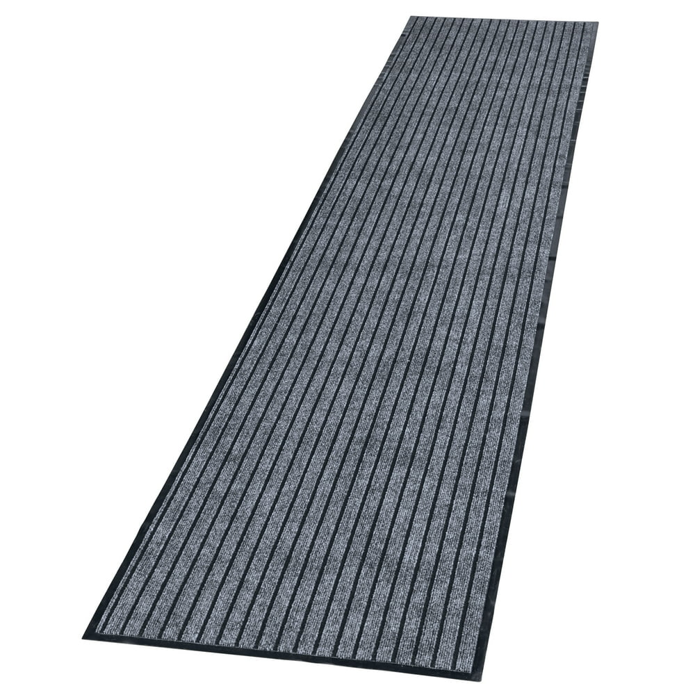 ExtraLong Tufted Stripe Design NonSlip Utility Runner Rug Walmart