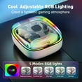 thumbnail image 4 of Charging Dock for Quest 3S/3,Upgrade Charging Case for Meta Oculus Quest 3S/3 Accessories,Magnetic Charging Station for Meta Quest 3S/3 VR Headset with RGB Light 2 Batteries, 4 of 6