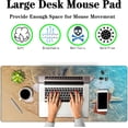thumbnail image 2 of Large Mouse Pad Palm Starfish Seashell Full Desk Gaming Mouse Pads NonSlip Rubber Base Perfect for Summer Beach Vibes at Work, Game, or Home (35.4"x15.7), 2 of 6
