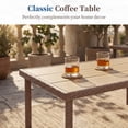 thumbnail image 6 of Bonzy Home Outdoor Wicker Sofa Set, Rattan Patio Conversation Sets - 6 Seater L-Shaped Wicker Sofa with Corner Seating, Rectangular Coffee Table and 2 Ottomans, Beige, 6 of 9