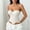 A07 White, variant on Women's Bustier Corset Top Strapless Push Up Boned Bodice with Mesh Panels Hook and Eye Closure for Cosplay Halloween Costume Rave Festival Party Clubwear