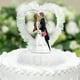 thumbnail image 2 of Decoración de pasteles Adornos de figuras de la pareja de novios para novios para la decoración de la mesa de bodas Decoración del automóvil, 2 of 7