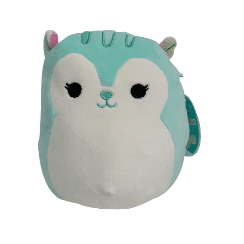 Squishmallows Official Kellytoys Plush 8 Inch Serene the Teal Squirrel Ultimate Soft Animal Stuffed Toy