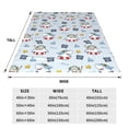 thumbnail image 3 of Balery Swimming Shark Manta de Felpa Suave y Acogedora – Cobija de Franela Aterciopelada para Cama, Lavable y Cálida para Sofá, Mascotas, Transpirable-50"x40", 3 of 7