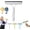 White, variant on Promptanda 3 in 1 Window Cleaning Scraper, Independentl 2025 New Squeegee for Shower Glass, 3 in 1 Spray Function for Glass Doors for Mirrors Scraper, Brush. All-Purpose Window Cleaner Tool